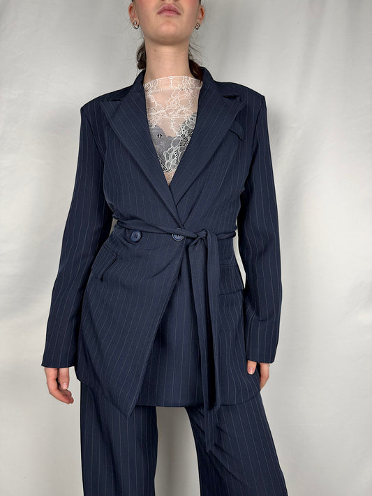 Completo Gessato Blu Armonia