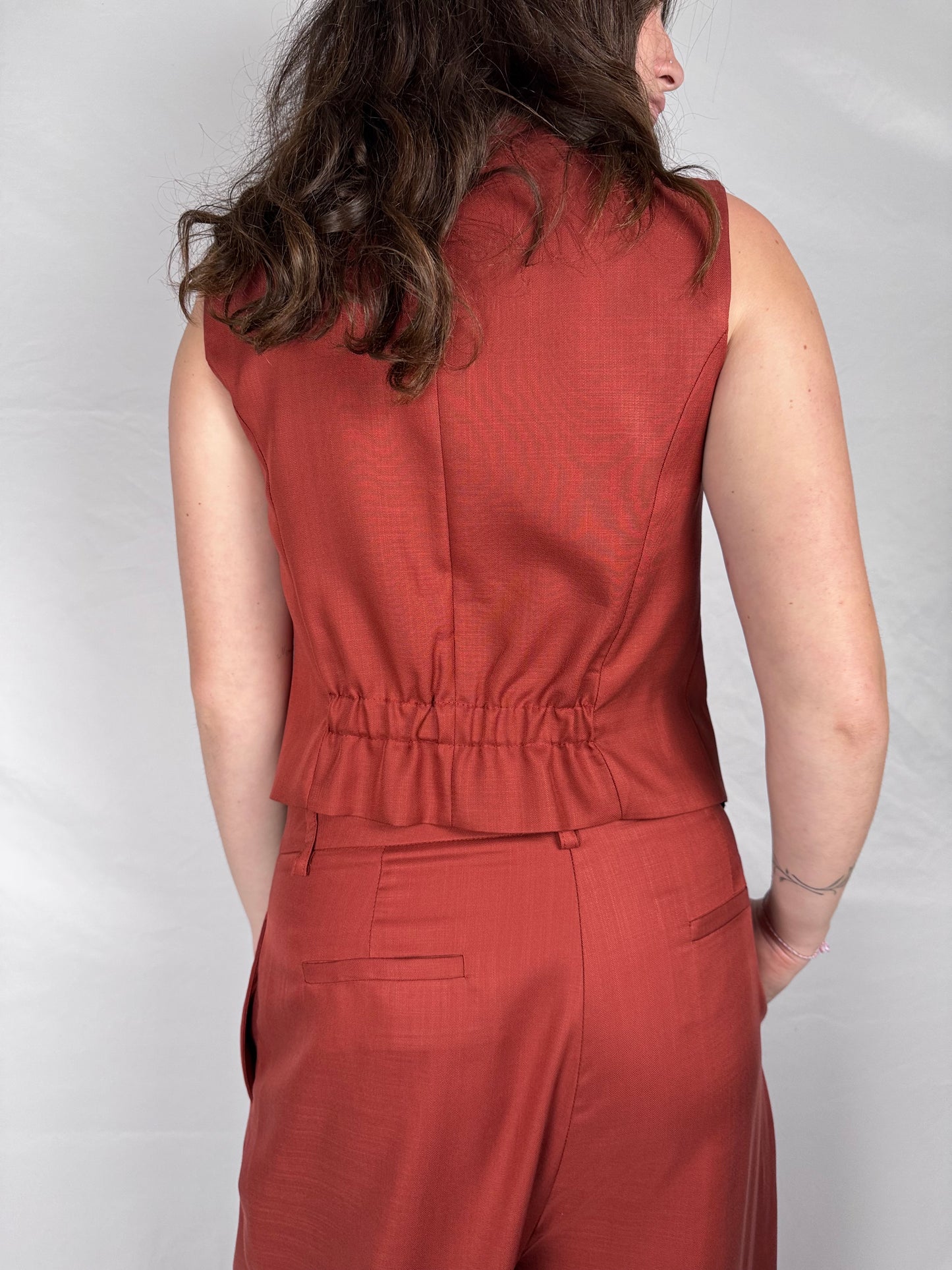 Gilet Vicolo Terracotta