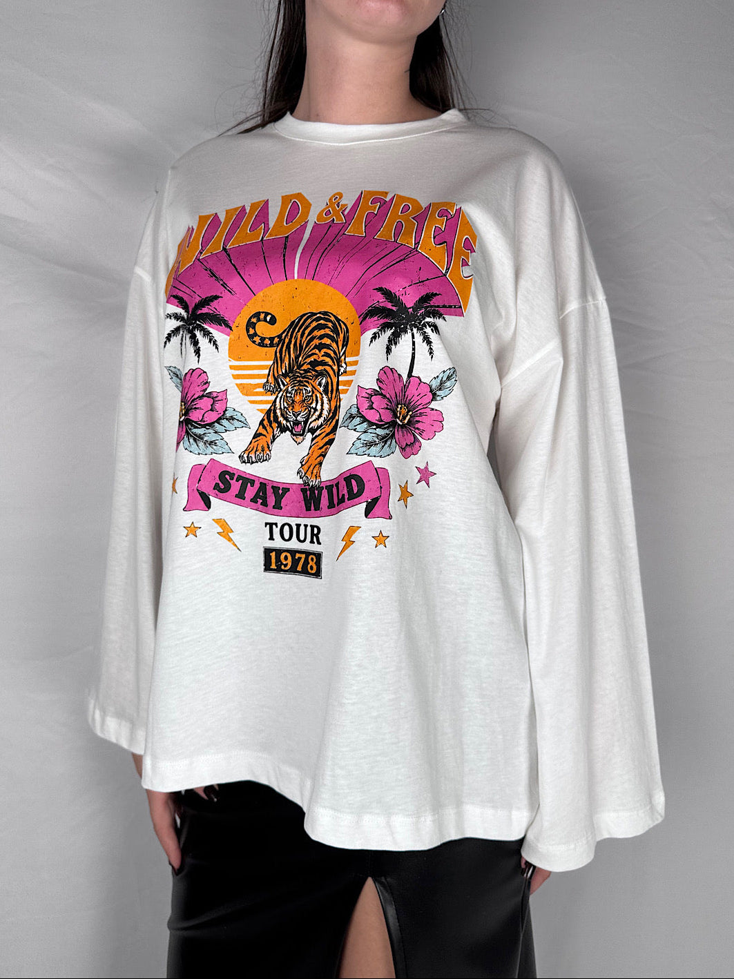 T-shirt Stampa "Wild Free" Vicolo Naturale