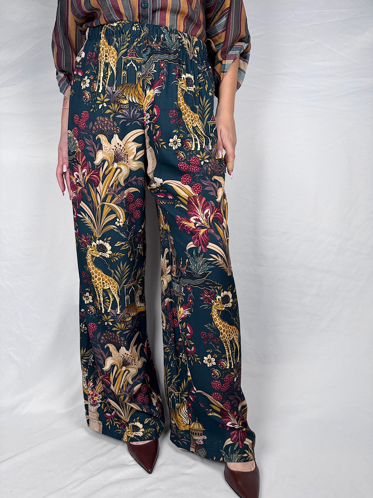 Pantalone Fantasia con Elastico “Nomad” Haveone Cina