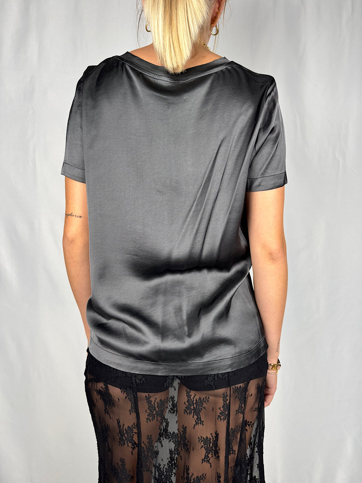 T-Shirt Satin Vicolo Antracite