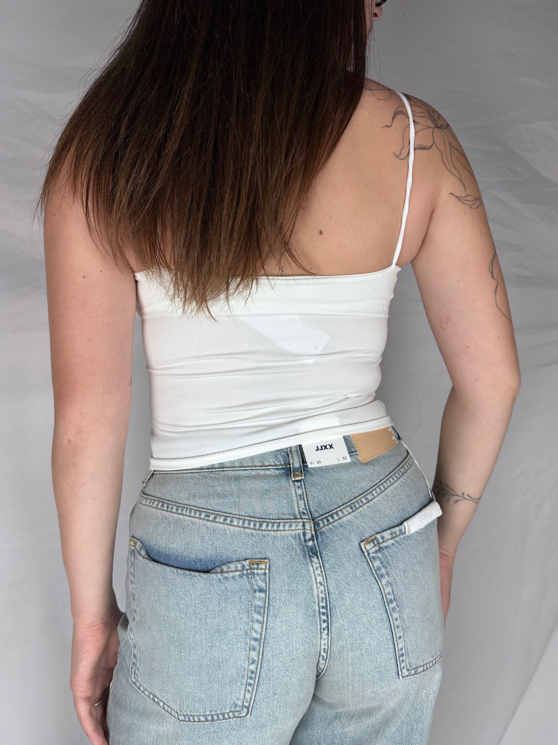 Top Scollo America Armonia Bianco