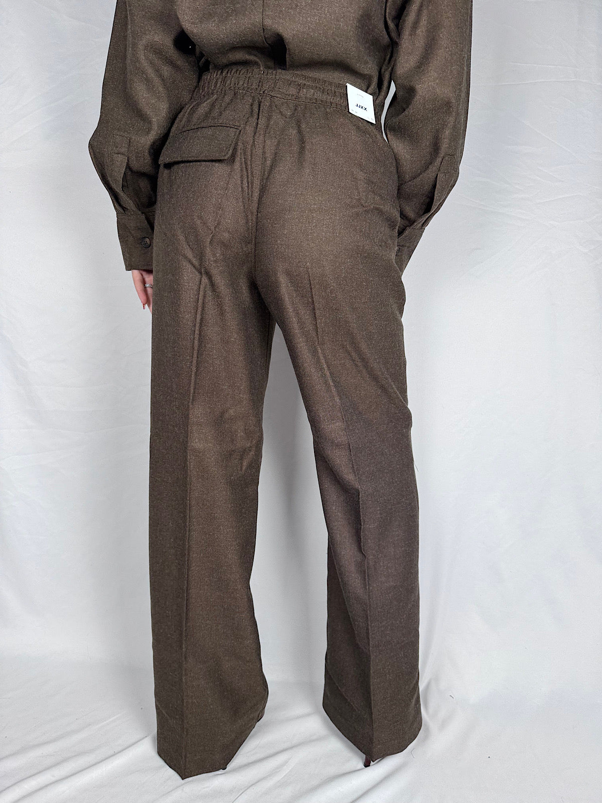 Pantalone con Coulisse JJXX Marrone Melange