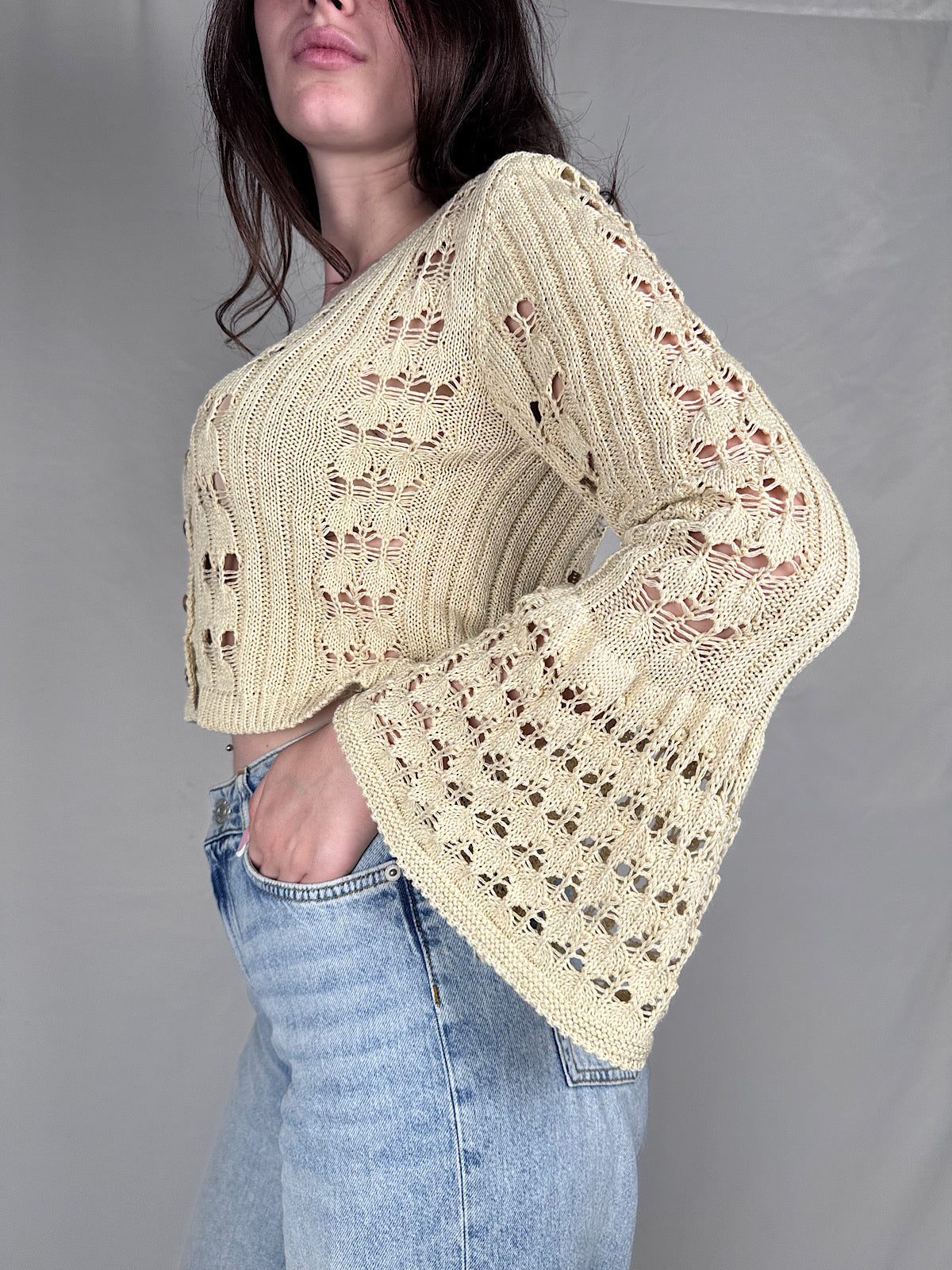 Cardigan West Crochet Armonia Naturale