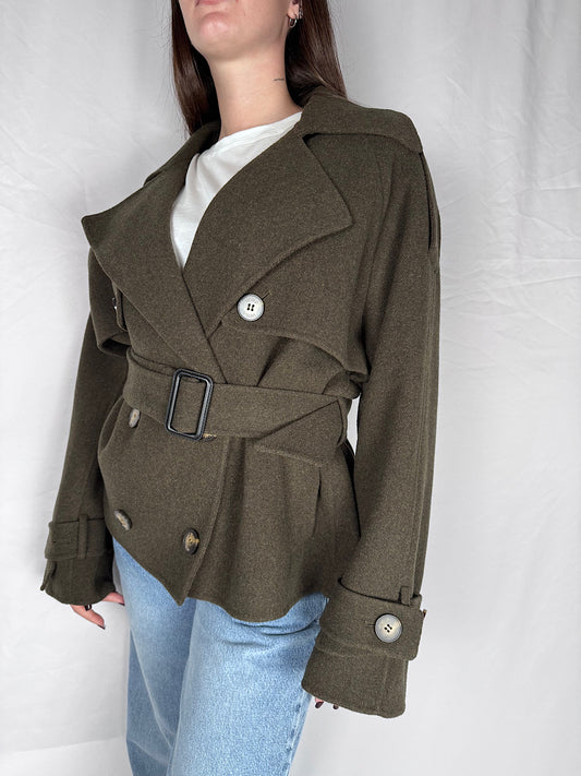 Cappotto Trench Corto Vicolo Army