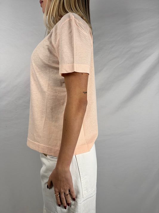 T-Shirt Serafino Rosa Vicolo