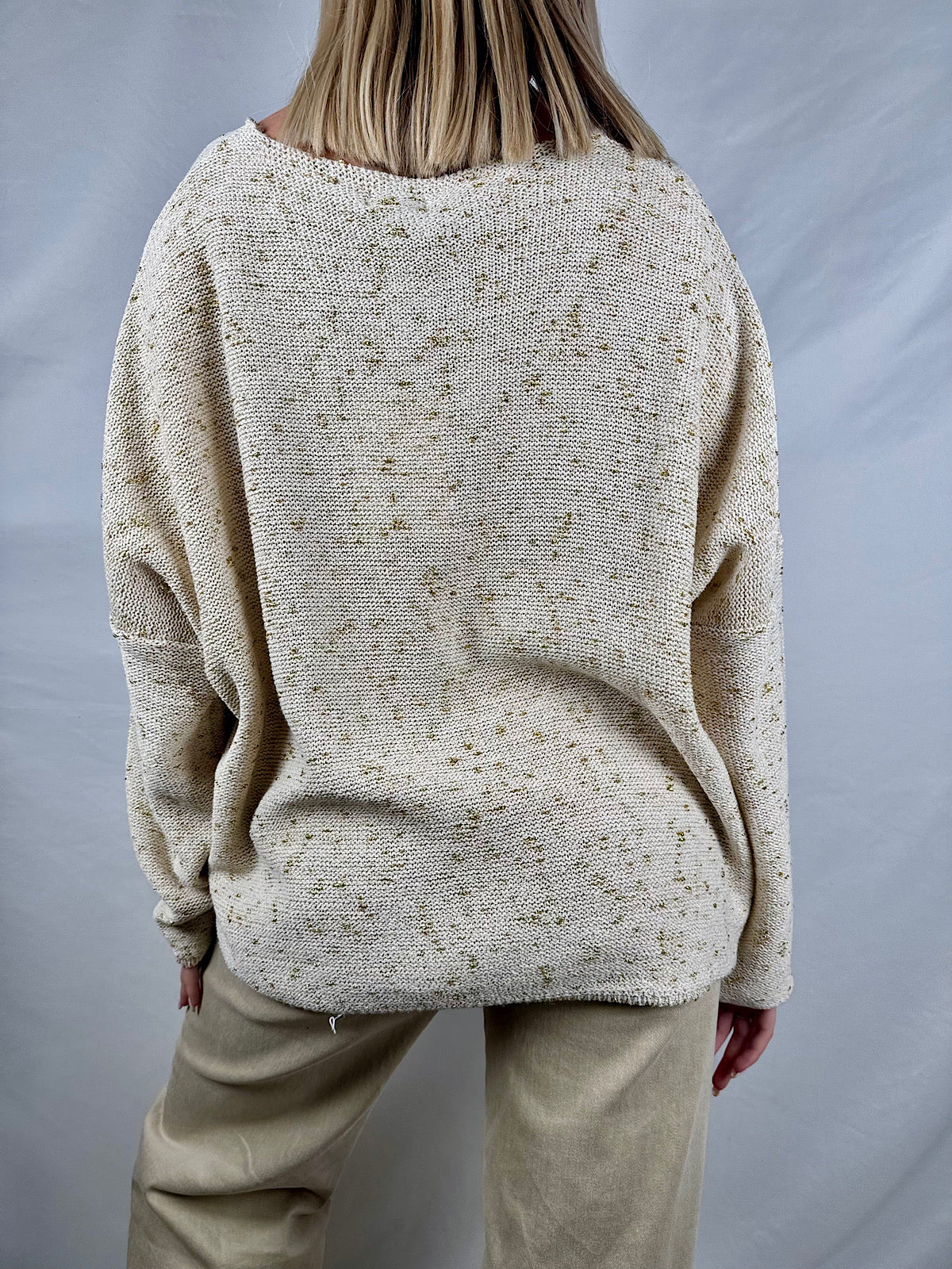 Maglia con Filo Lurex Oro Susy-Mix