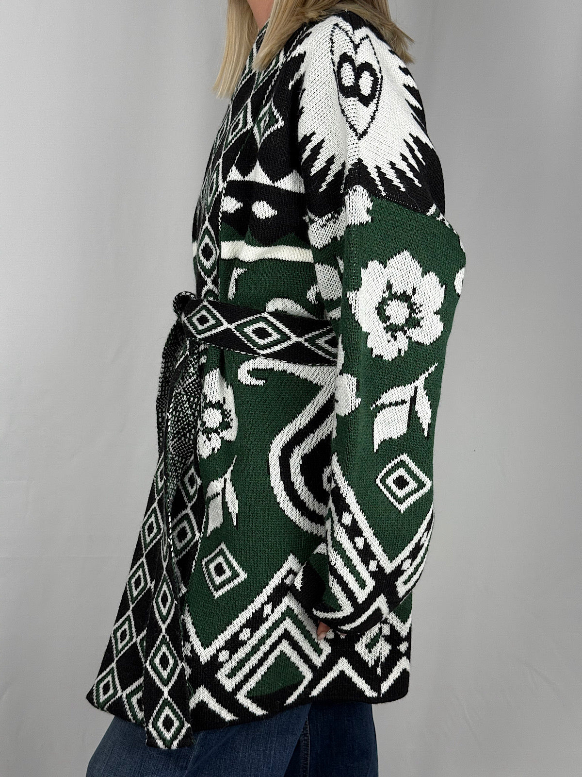 Cardigan Vicolo Fantasia Verde