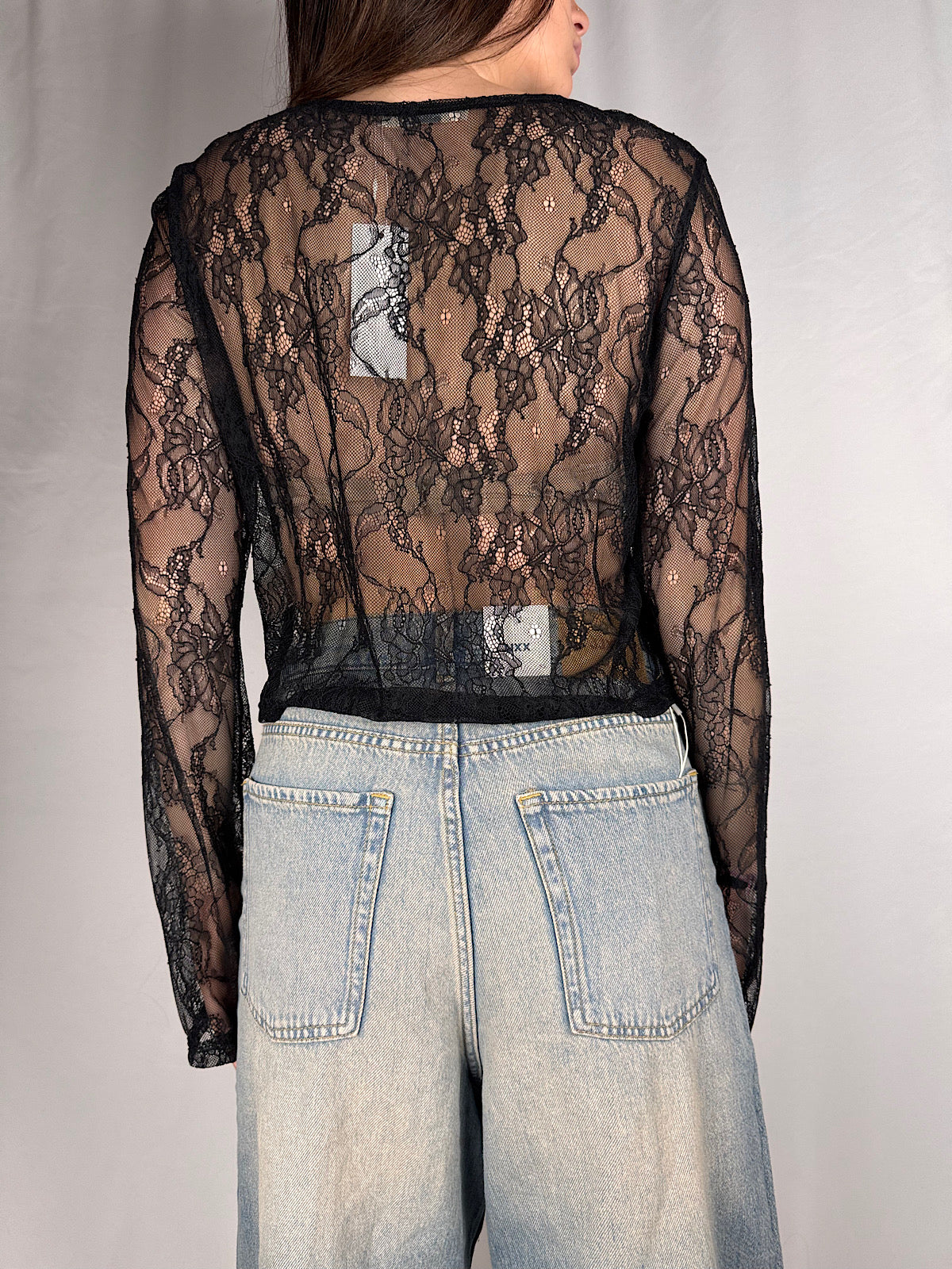 Maglia Pizzo Armonia Nera