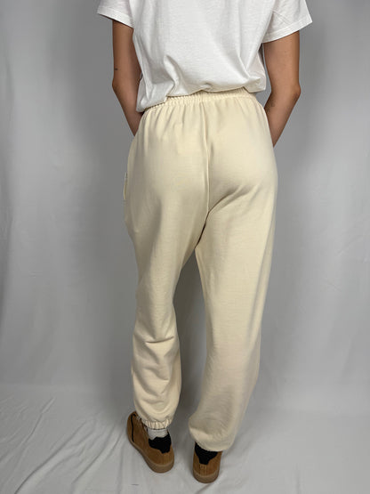 Pantaloni in Felpa Vicolo Panna