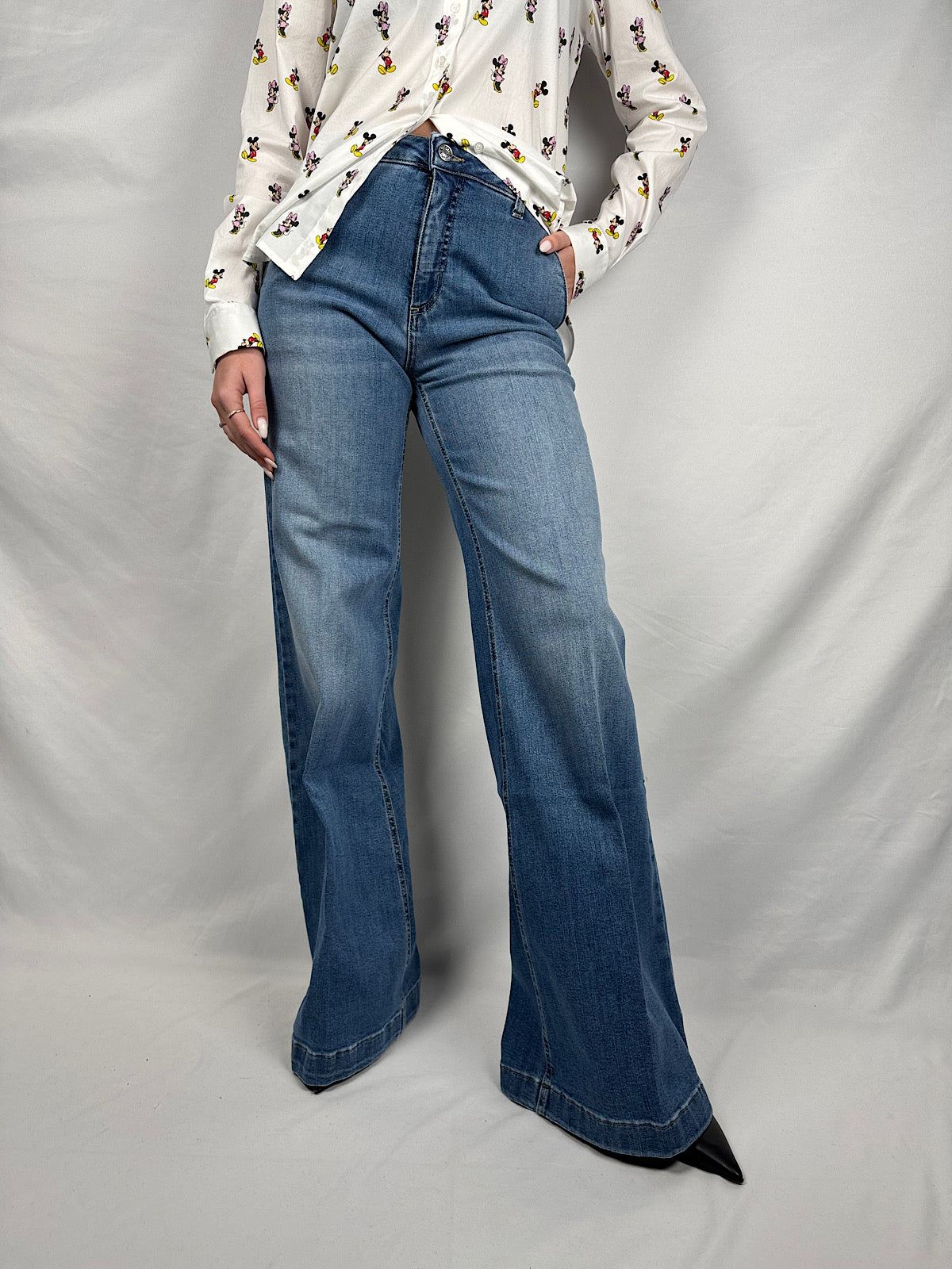 Jeans Elena Wide Leg Vicolo Blu