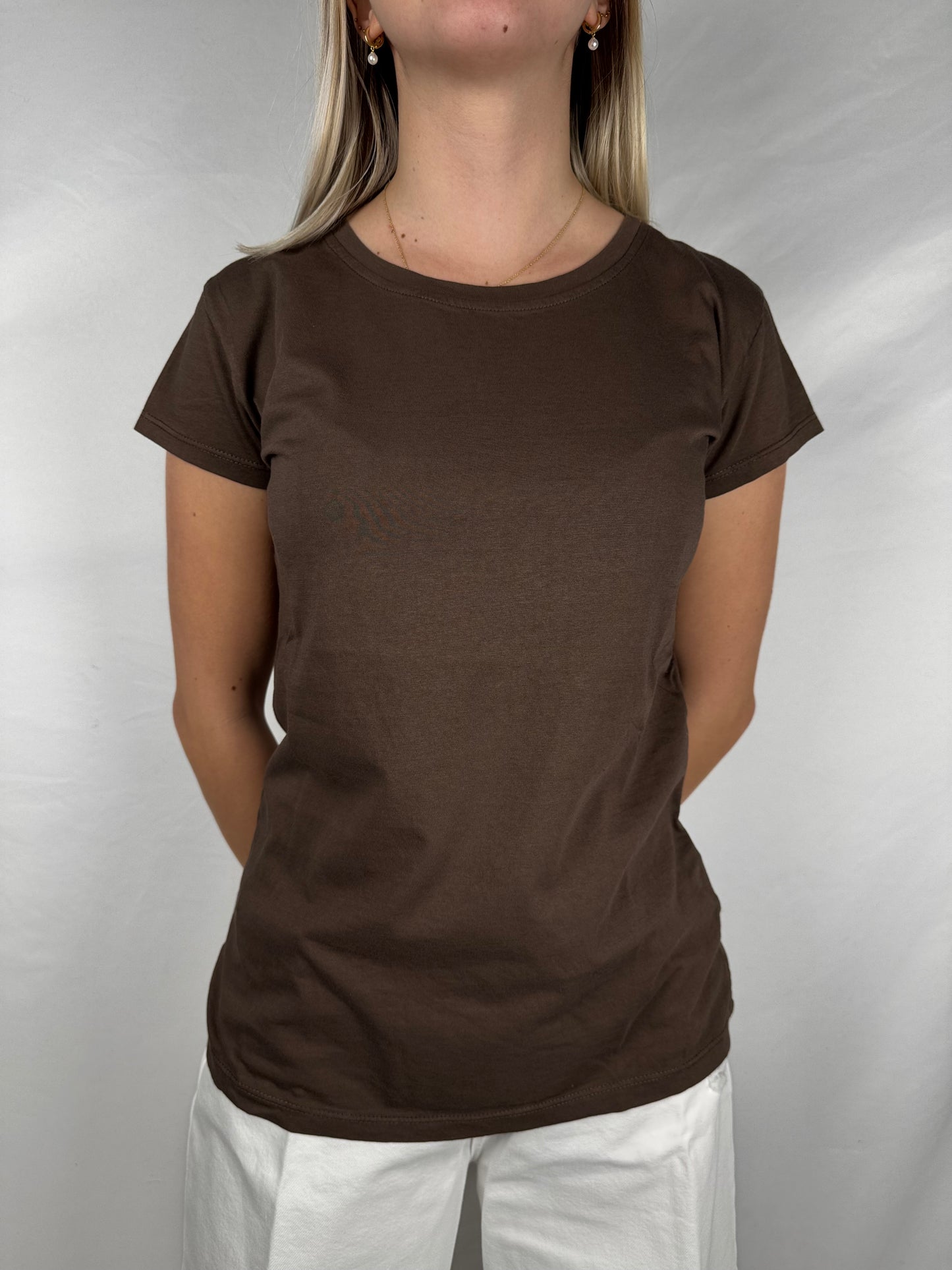 T-Shirt Girocollo Basica Moro Susy-Mix