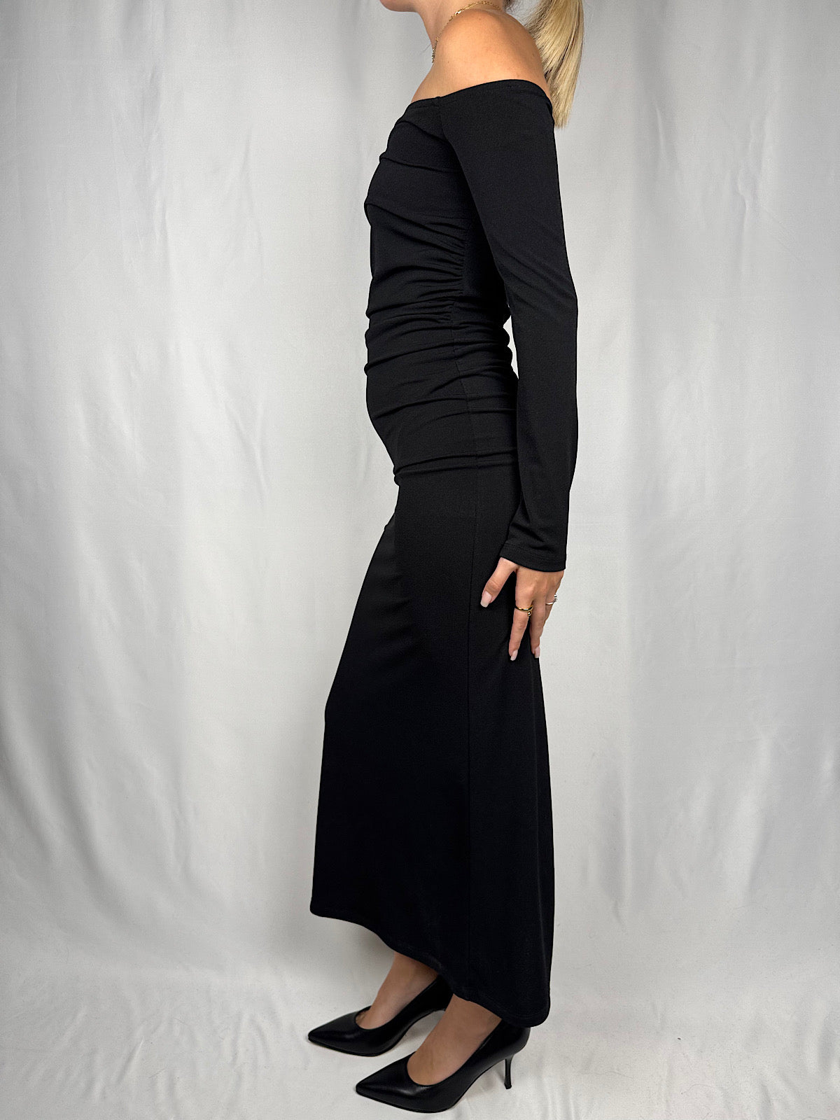 Abito Scollo Bardot Vicolo Nero