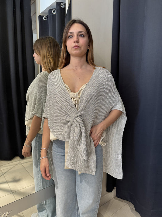 Mantella In Lurex Silver