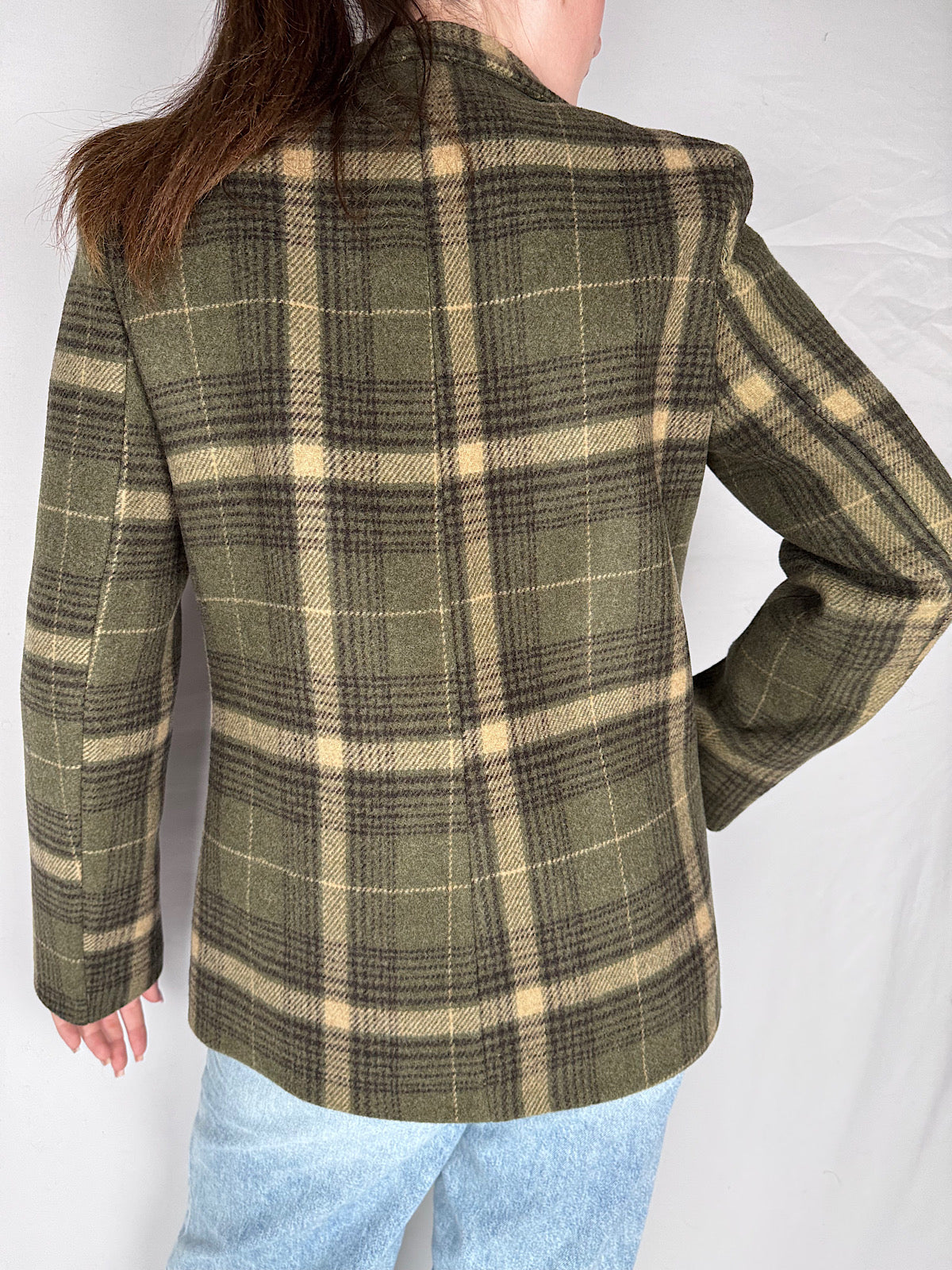 Giacca in Lana Check  Vicolo Verde