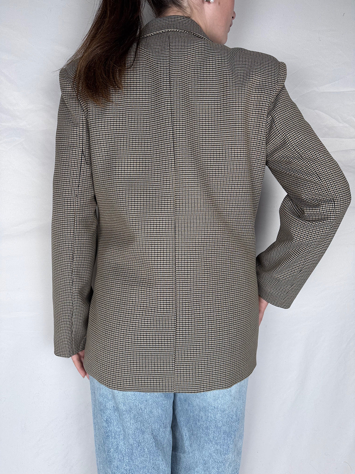 Giacca Principe di Galles Vicolo Beige