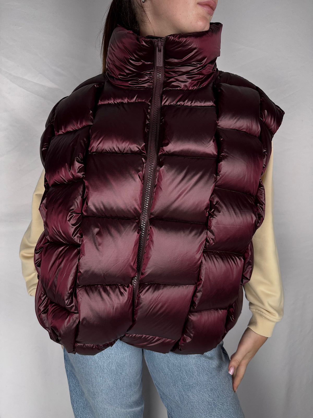 Piumino Gilet Trapuntato Vicolo Melanana