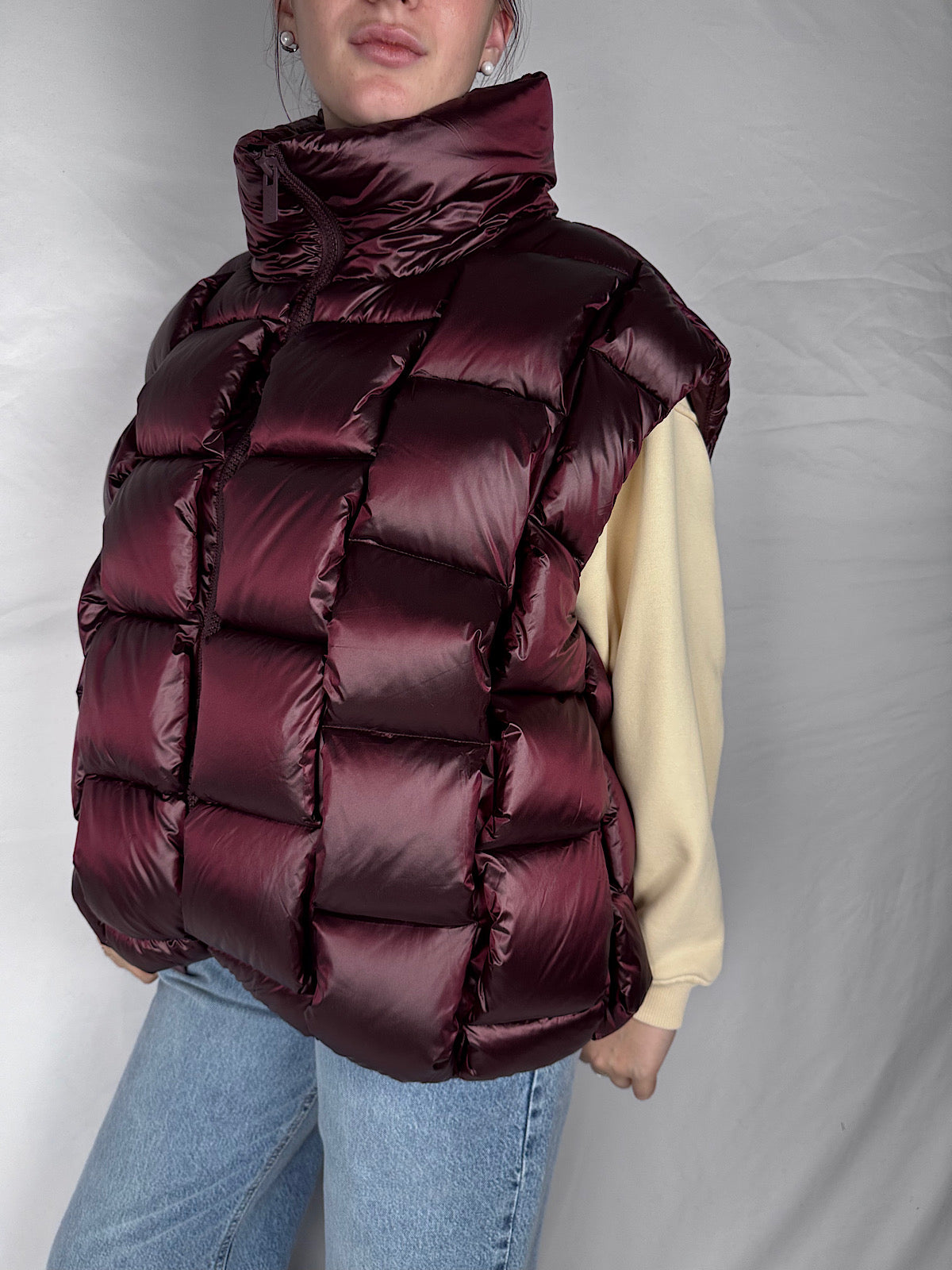 Piumino Gilet Trapuntato Vicolo Melanana