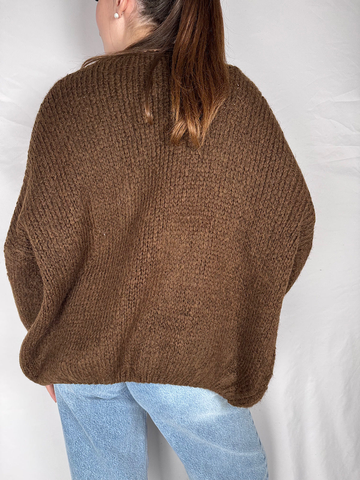 Cardigan Aperto Armonia Moro