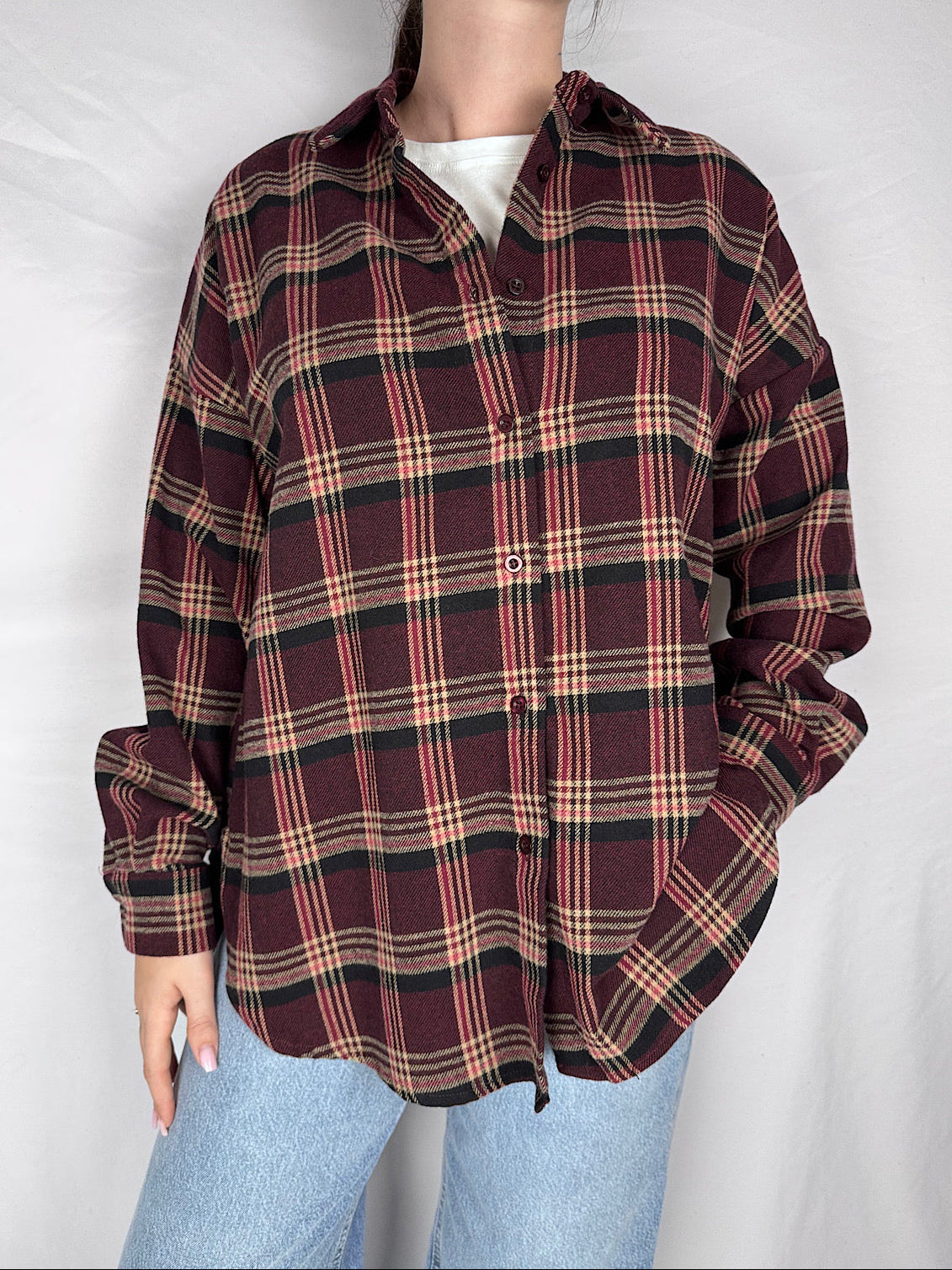 Camicia Check Armonia Bordeaux