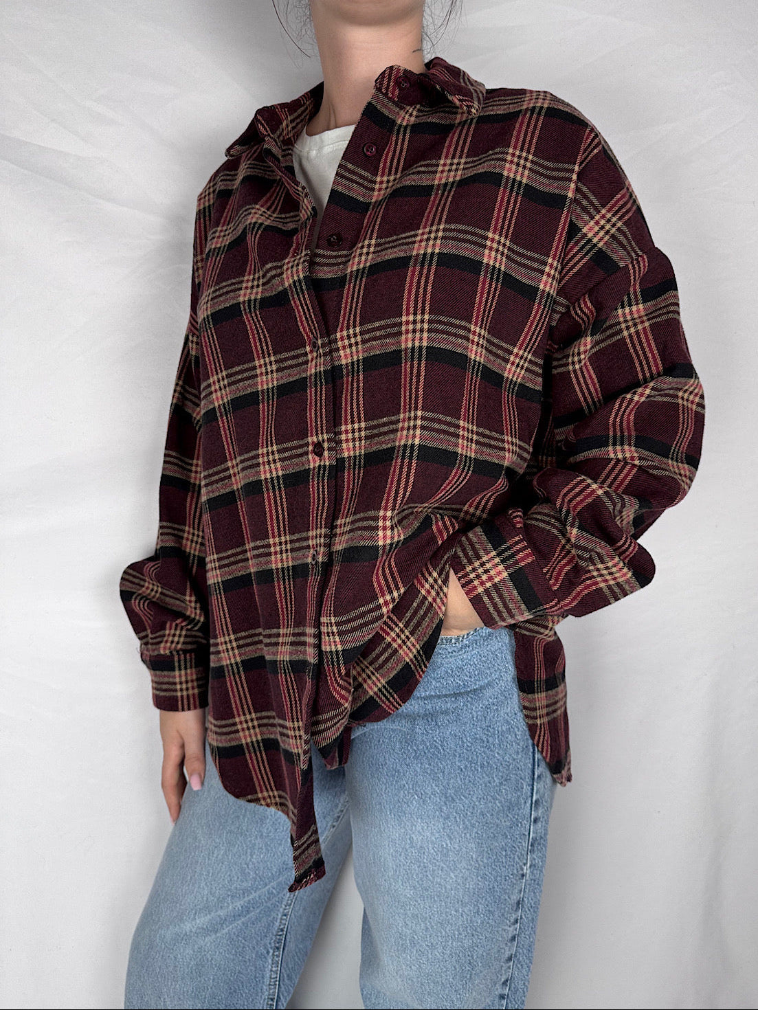 Camicia Check Armonia Bordeaux