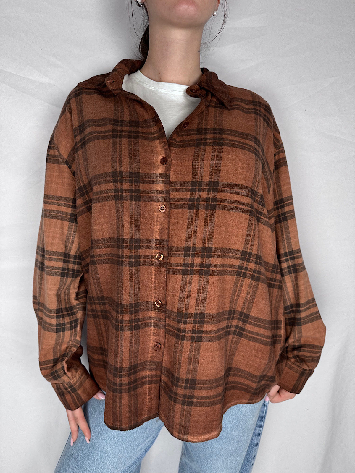 Camicia Over Check Vicolo Bruciato