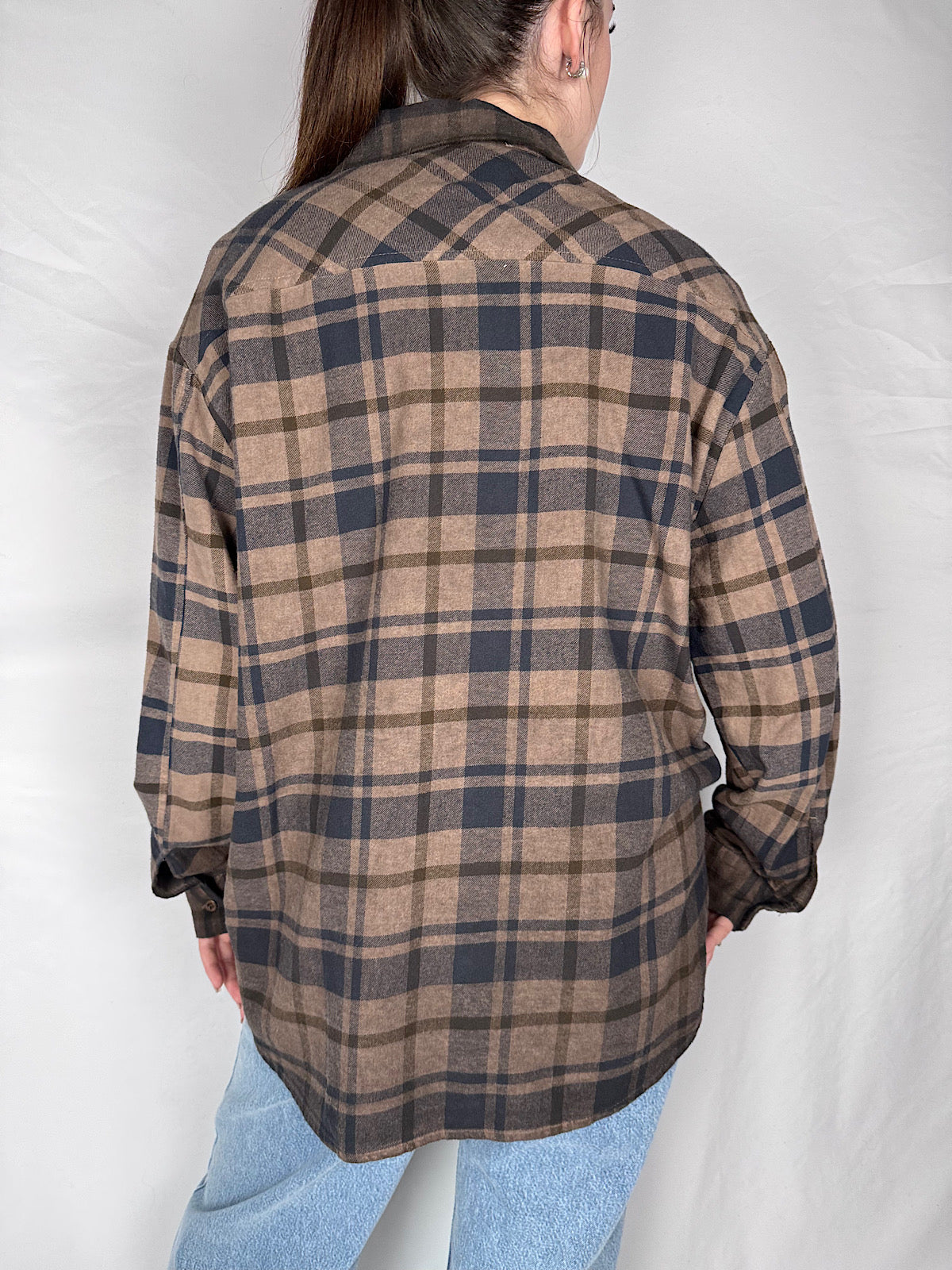 Camicia Over Check Vicolo Moro