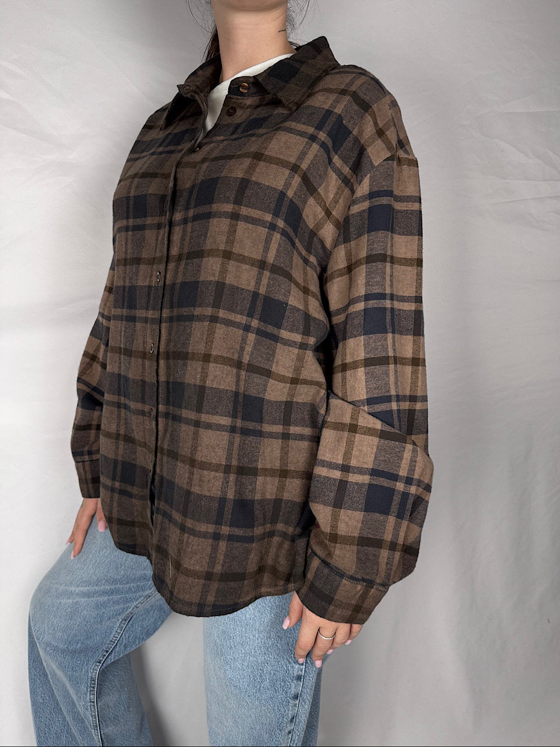 Camicia Over Check Vicolo Moro