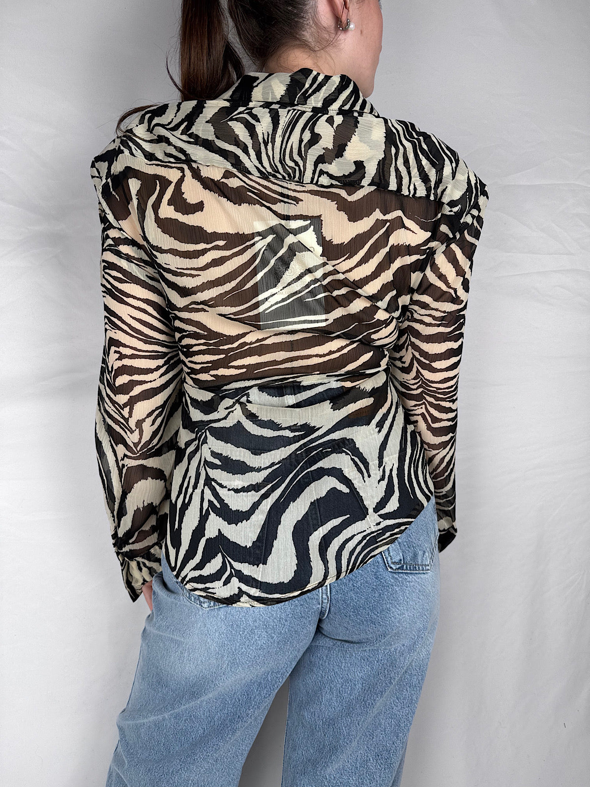 Camicia Lumina Animalier Zebra