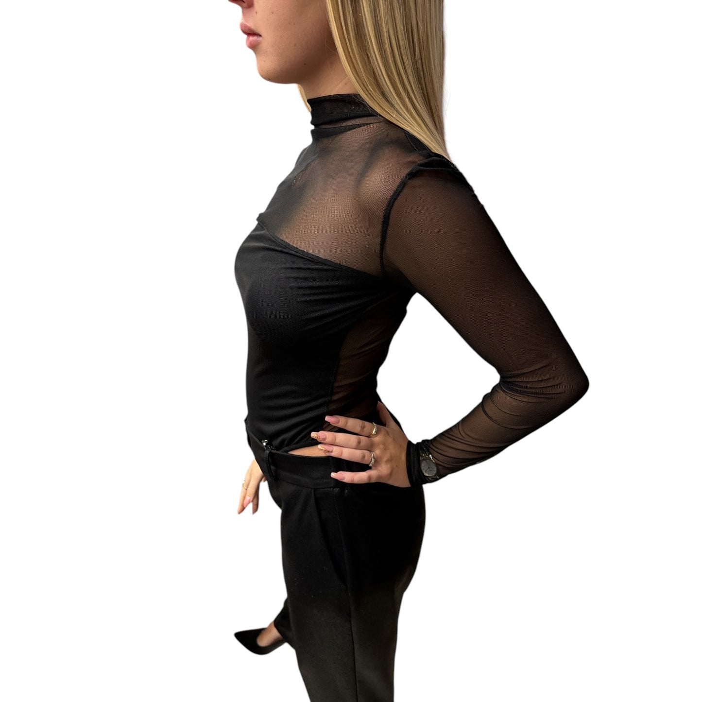 Body In Tulle Nero