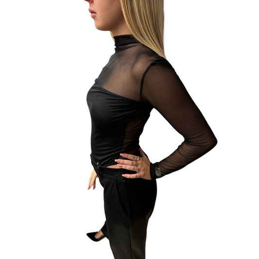 Body In Tulle Nero