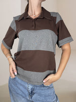 Polo Righe Vicolo Moro/Grigio