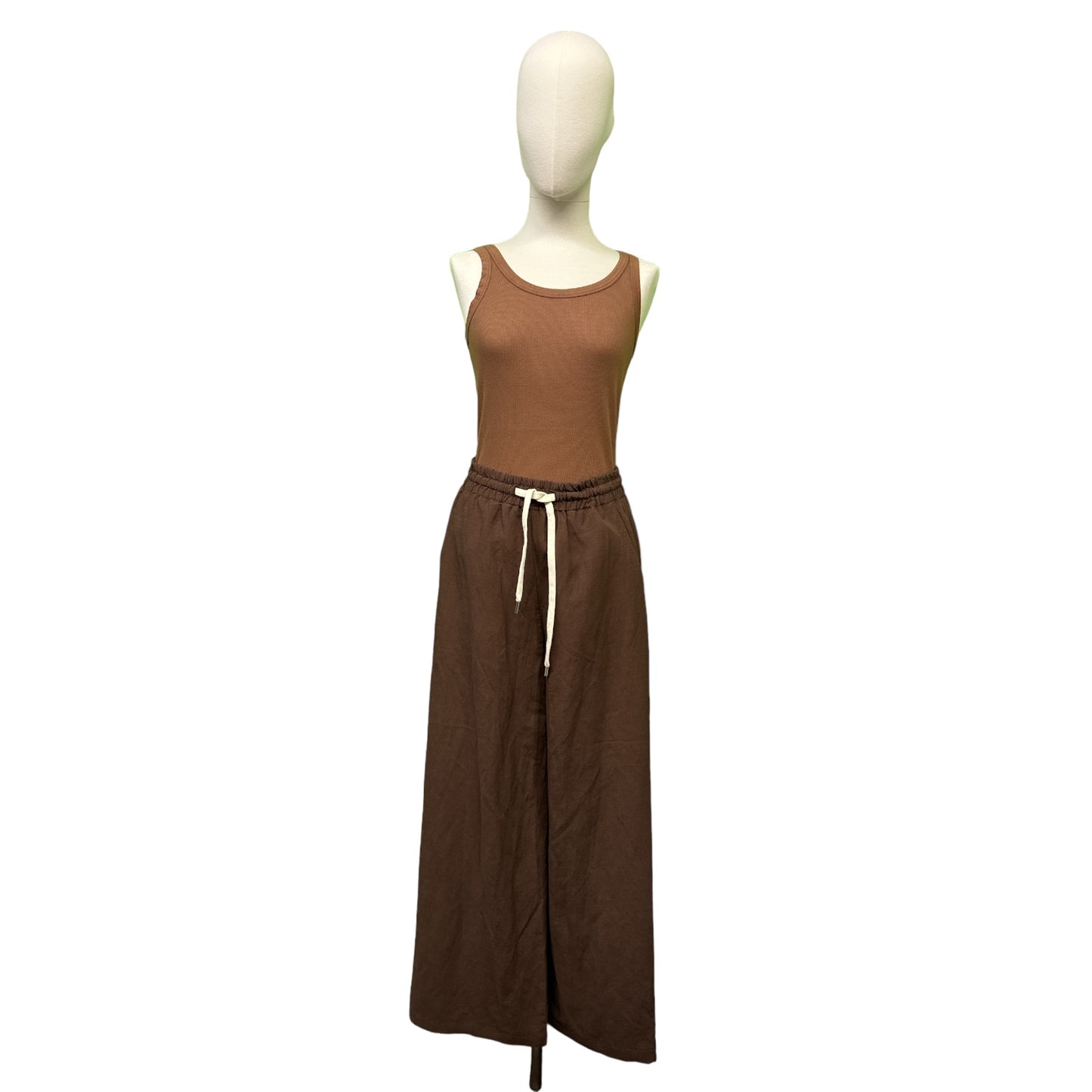 Pantalone lino palazzo