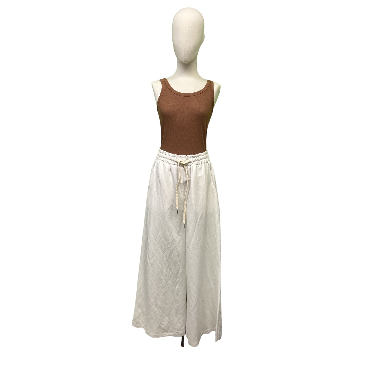 Pantalone lino palazzo