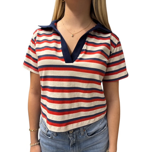 Polo Corta A Righe