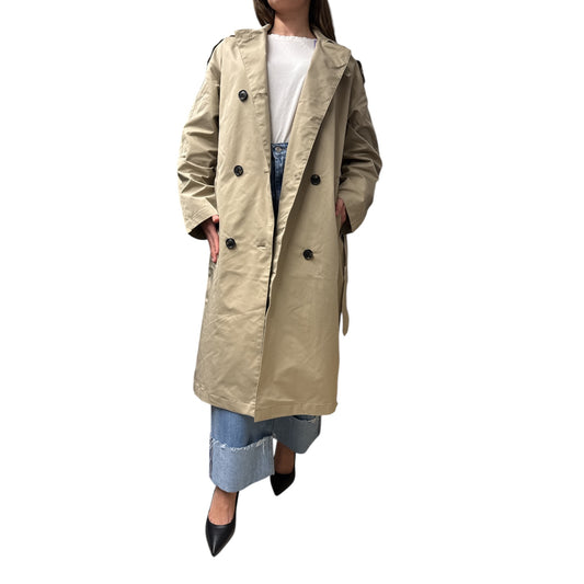 Trench Doppio Petto Beige