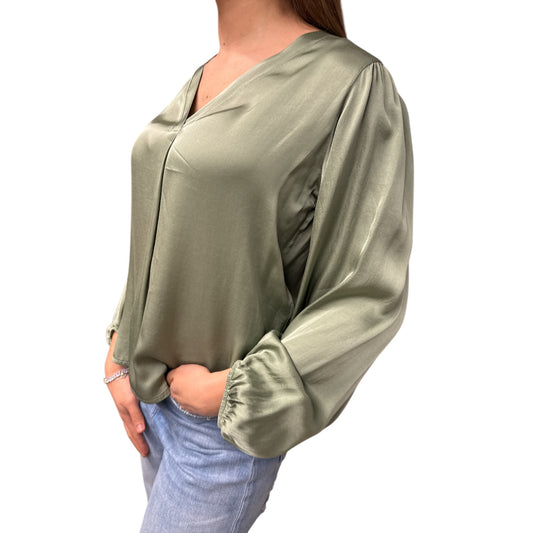 Blusa In Viscosa Salvia