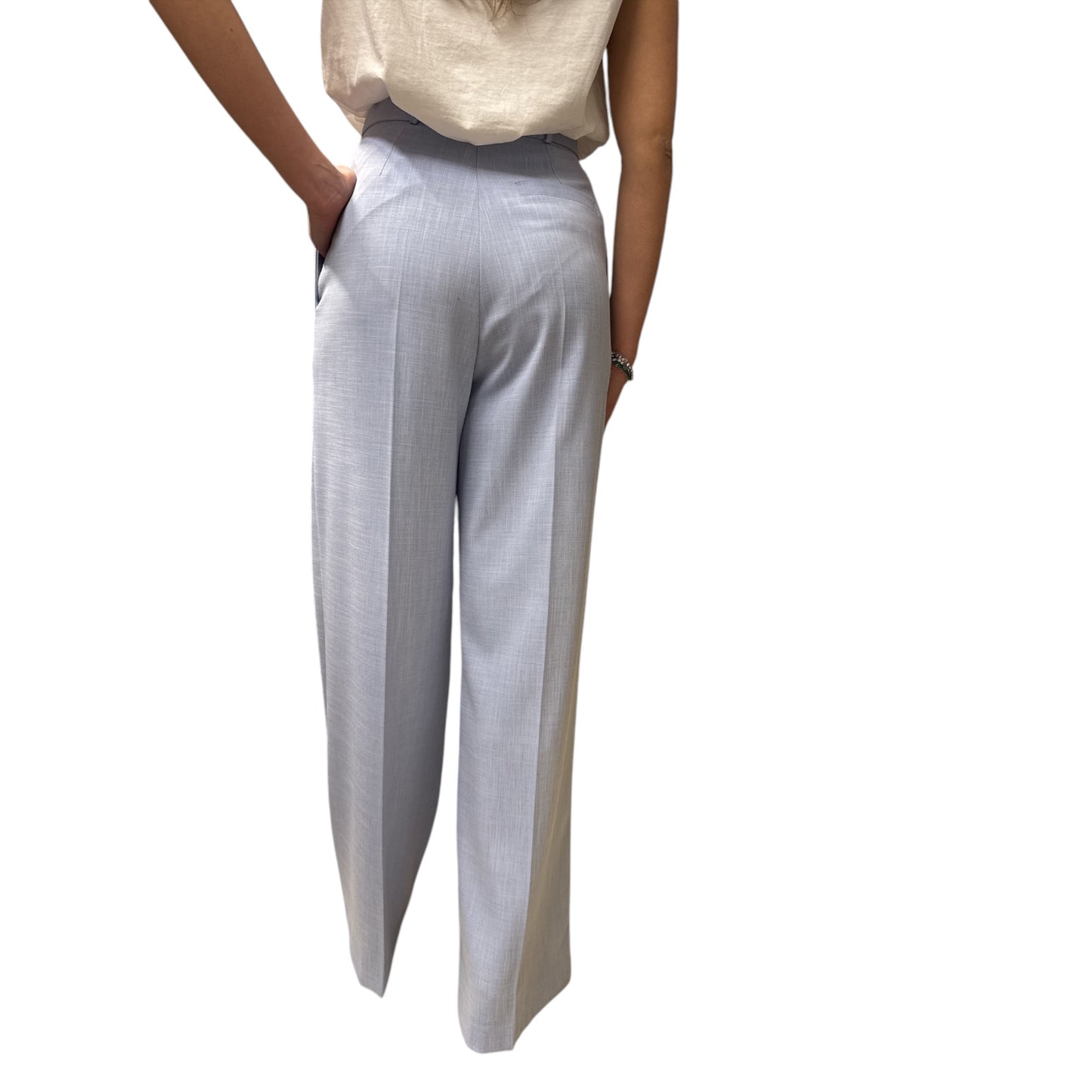 Pantalone Fiammato Azzurro