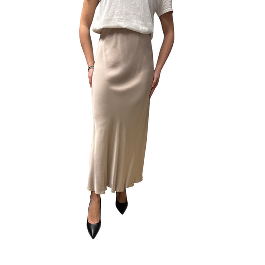 Gonna Lunga Effetto Satin Silk