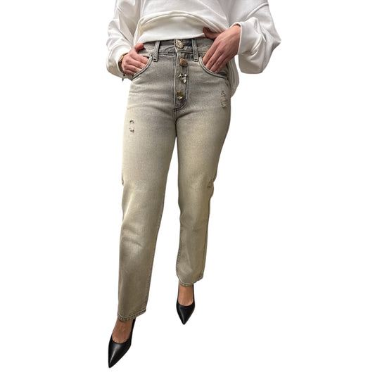 Jeans Zoe Baggy Grigio