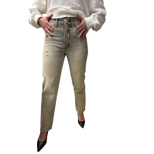 Jeans Zoe Baggy Grigio