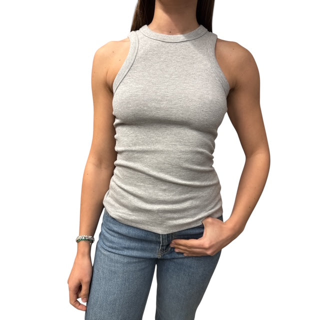 Canotta Vogatore JJXX A Costine Grigia