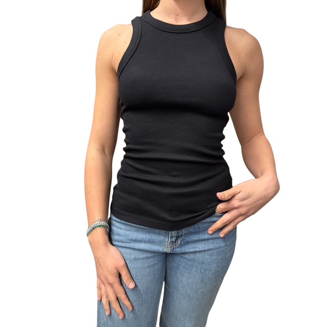 Canotta Vogatore JJXX A Costine Nera