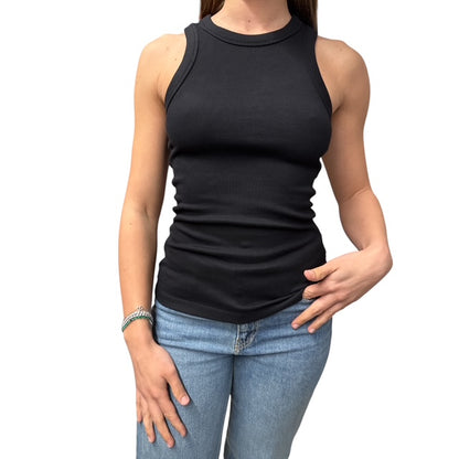 Canotta Vogatore JJXX A Costine Nera