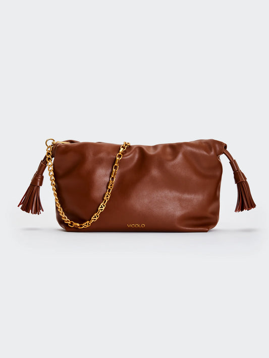 Borsa Tassel Vicolo Fondente