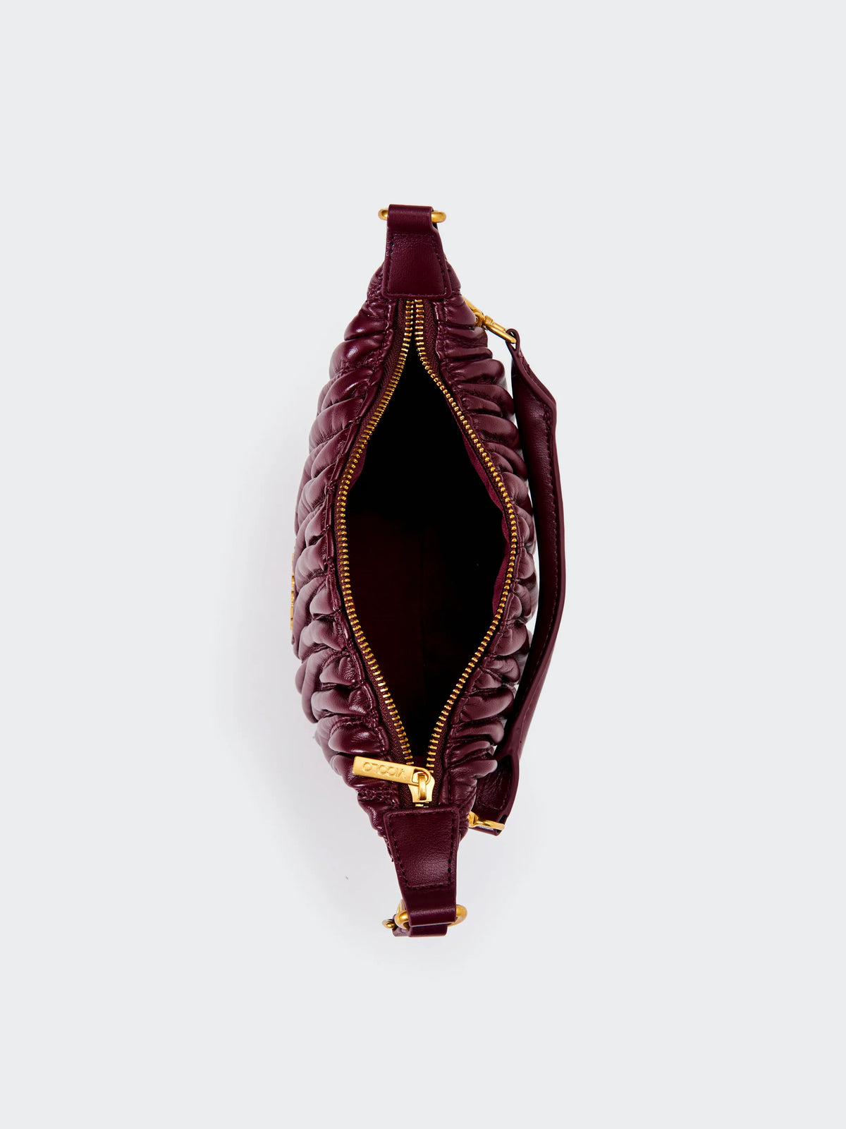 Borsa Hook Ecopelle Trapuntata Puffy Vicolo Melanzana