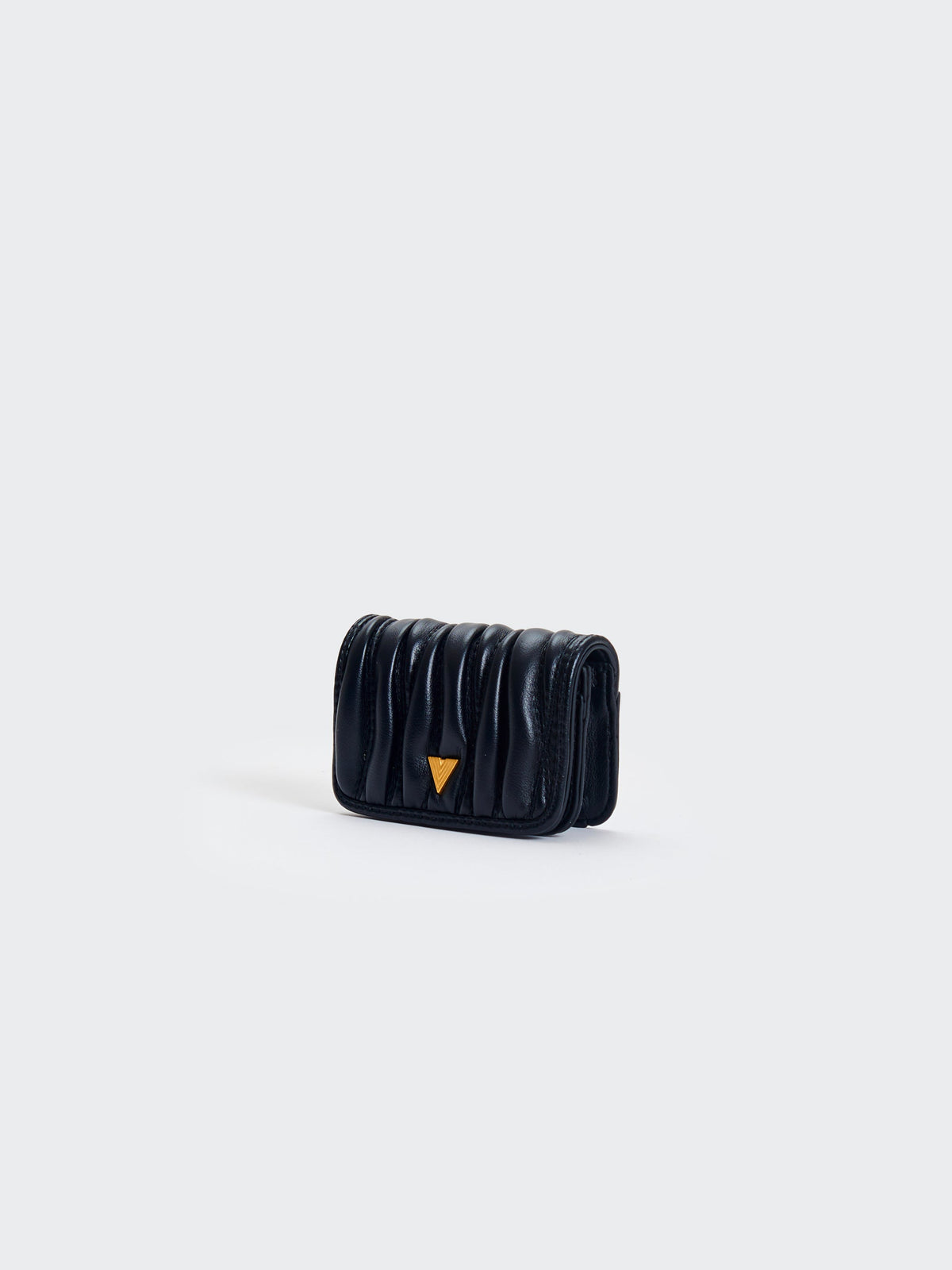 Portafoglio Ecopelle Trapuntata Vicolo Nero