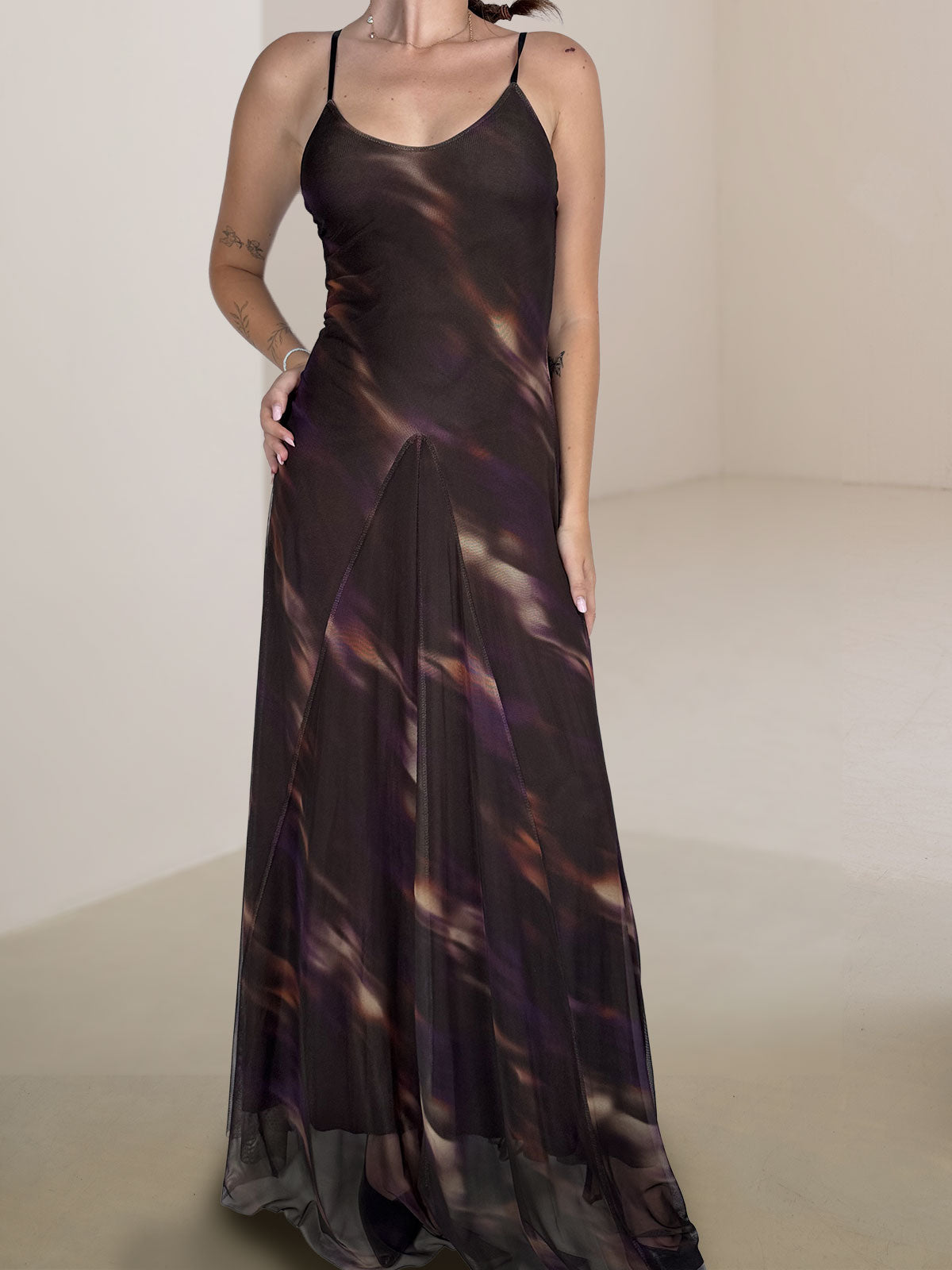 Abito Lungo Tulle Susy Mix