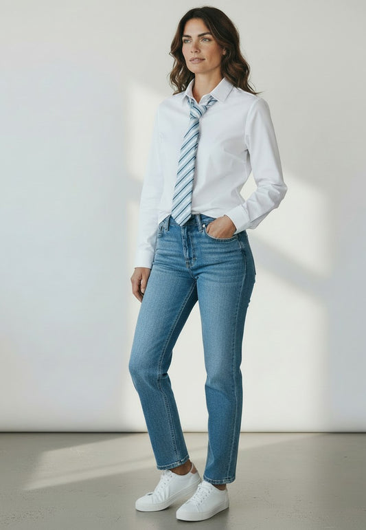 Camicia Over con Cravatta Armonia Bianca