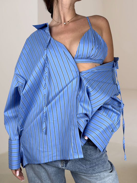 Camicia Twin-Set  Reggiseno Vicolo Oxford